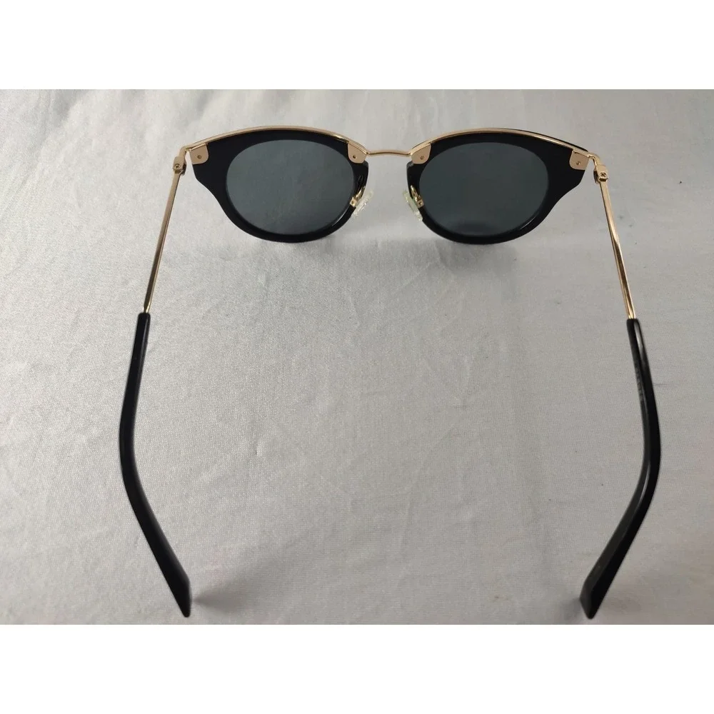 Warby Parker Hadley 3100 Jet Black Gold Italy Eyeglass Frames 47-21-140 - Picture 4 of 12